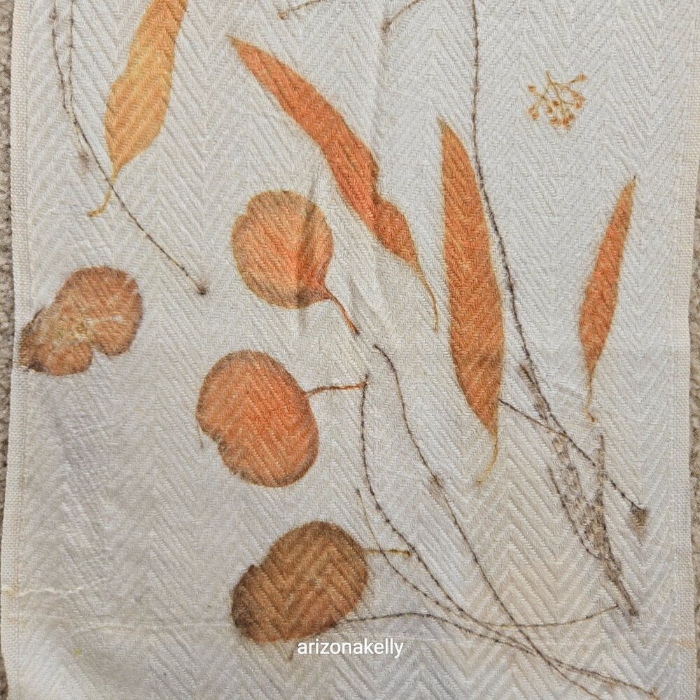NWT Handmade Wool Scarf Made With Botanical Dye Eco Earth Mayumix - Picture 6 of 11